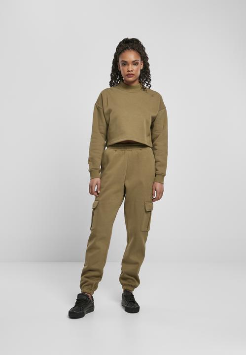Actual product image Urban Classics Ladies Cropped Oversized Sweat High Neck Crew - 14225 (M)