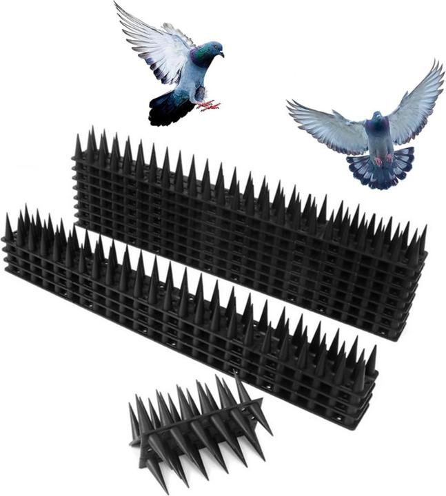 Actual product image Werkstein Bird Protection Pigeon Defence Spikes - Black (Set of 12)