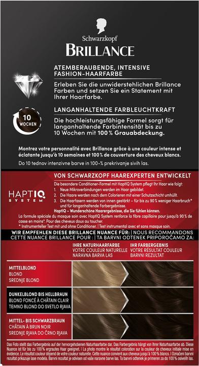 Immagine prodotto Schwarzkopf Brillance Crema colorata intensiva (Marrone)