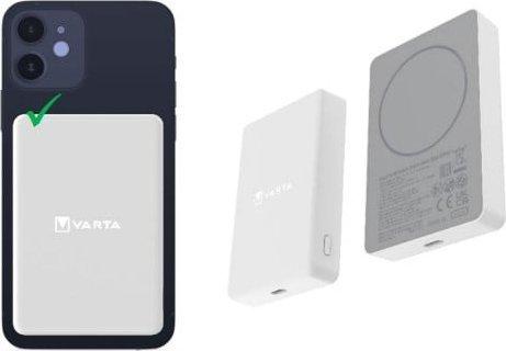 Productafbeelding Varta Mag Pro Draadloze PB 5000 mAh (5000 mAh, 12 W, 18.50 Wh)
