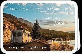 Produktbild Edition Gollong Doppelkarte / Zum Geburtstag (Camper) / quer