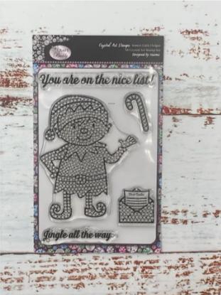 Produktbild Craft Buddy Crystal Art A6 Stamp "Santa's Little Helper"