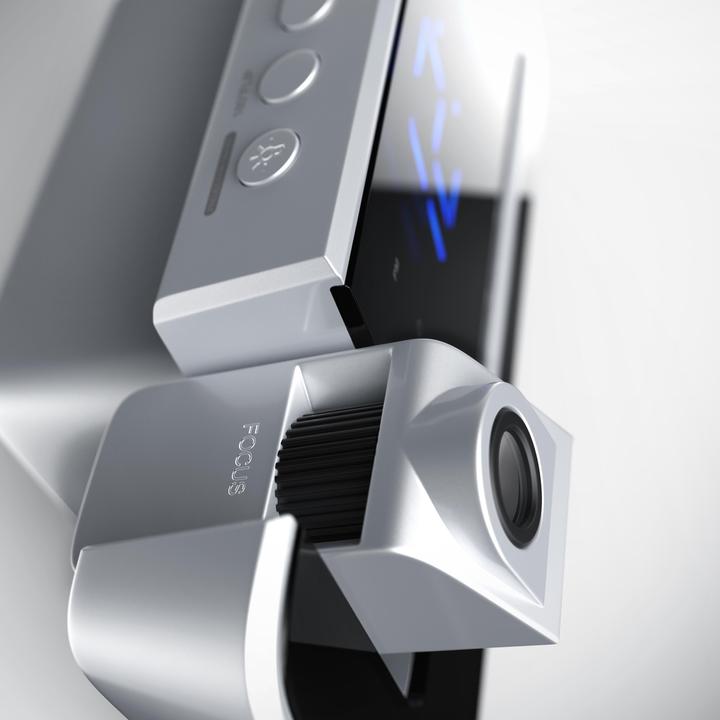 Image du produit Brandson Réveil radio numérique avec 3 niveaux de luminosité de l'écran, réveil par projection