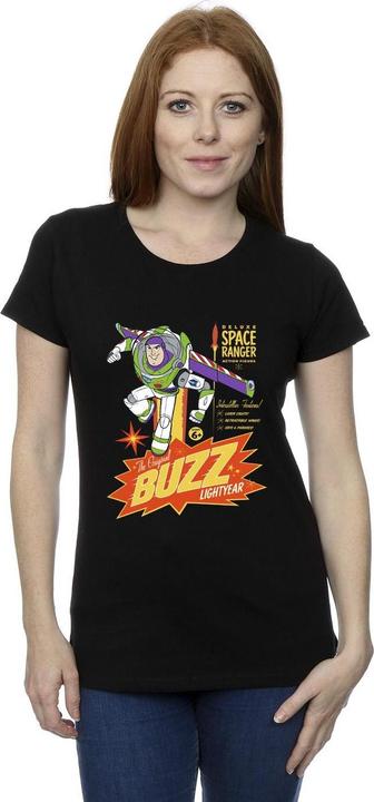 Actual product image Disney Womens/Ladies Toy Story Buzz Lightyear Space Cotton T-Shirt (M)