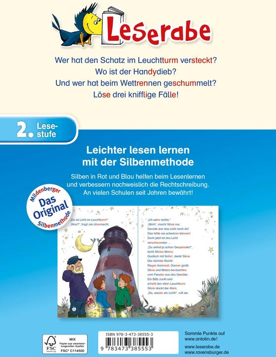 Produktbild Ravensburger Spannende Krimigeschichten zum Mitraten - Leserabe 2. Klasse - Erstlesebuch für Kinder ab 7 Jahren (Deutsch, Fabian Lenk, 2019)