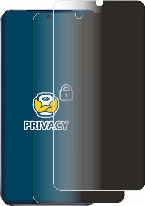 Actual product image BROTECT Anti-spy privacy film Blue light protection film (2 Piece, vivo V21 5G)