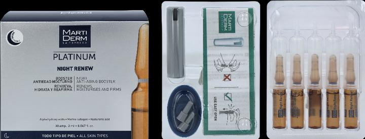 Produktbild Martiderm Platinum Night Renew Ampullen 30 x 2 ml (60 ml)