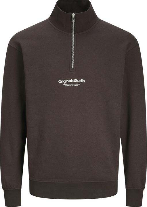 Jack & Jones Text Sweatshirt mit halbem Reissverschluss Sweatshirt mit halbem Reissverschluss