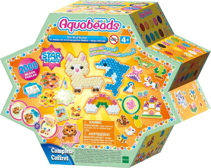 Actual product image Aquabeads AQB star beads craft station