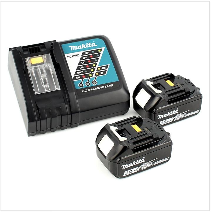Immagine prodotto Makita DTW 1001 RFJ 18V Trapano avvitatore ad impulsi a batteria in Makpac + 2x Batterie BL 1830 3,0 (Batteria ricaricabile)