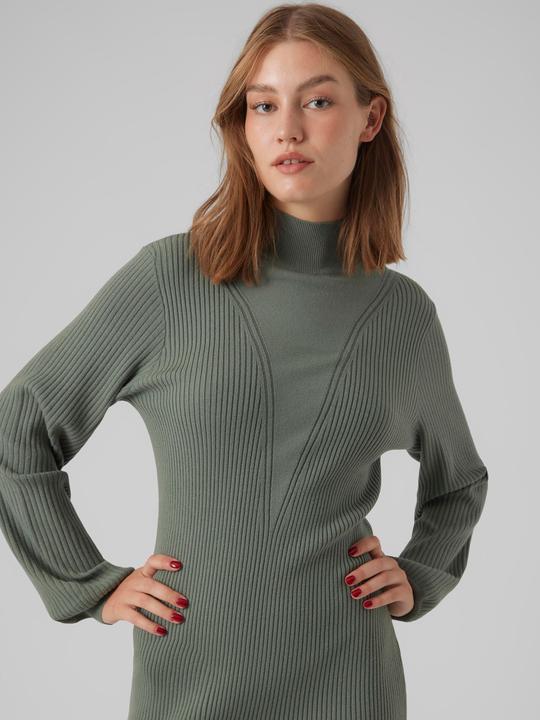Produktbild Vero Moda VMRAINA LS HIGHNECK ABOVE KNEE DRESS GA Strickkleid (XS)