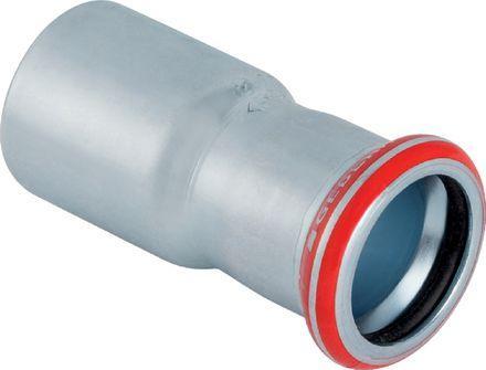 Immagine prodotto Geberit Riduttore in acciaio al carbonio Mapress con terminale a inserzione 42 x 18 mm (22315) (Collegamento alla stampa)