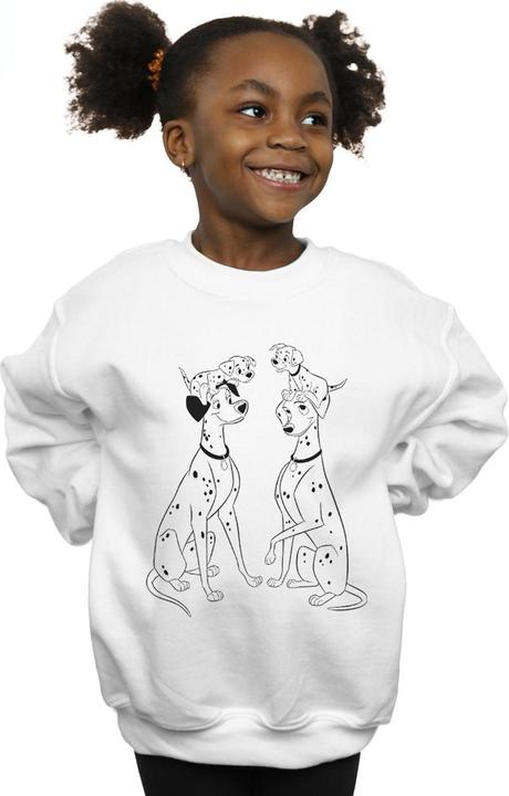 Immagine prodotto Disney 101 Dalmatians Family Felpa Ragazze (140, 146)