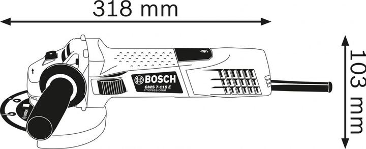 Produktbild Bosch Professional Winkelschleifer GWS 7-115 E (115 mm)