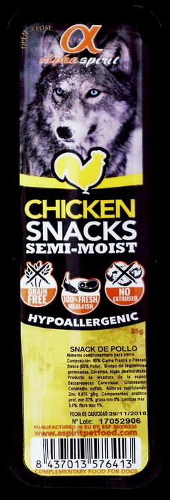 Image du produit Alpha Spirit Snack de poulet (1 pcs, 35 g)