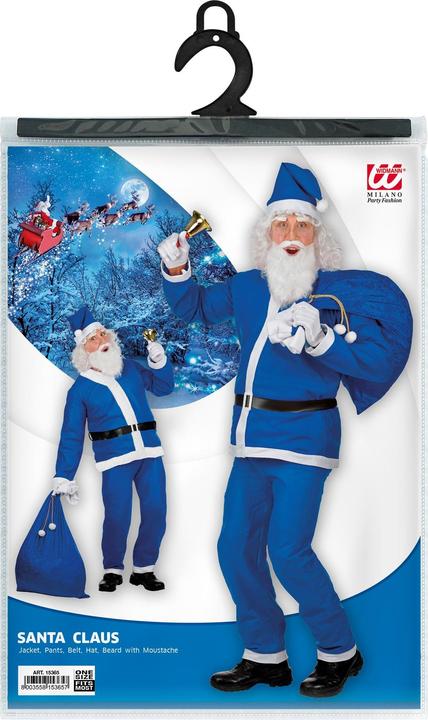 Image du produit Widmann Costume de Saint-Nicolas : veste, pantalon, ceinture, bonnet, barbe (Taille unique)