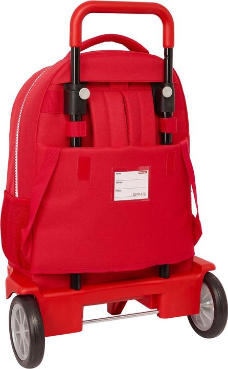 Produktbild Sevilla Fútbol Club Schulrucksack mit Rädern Rot 33 x 45 x 22 cm