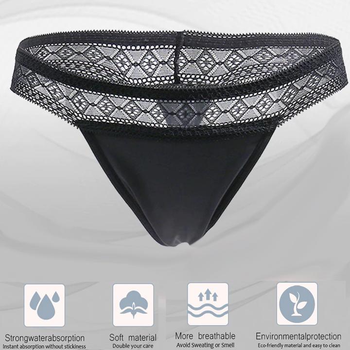 Produktbild Bonbon Rose Menstruationstanga mit kleiner quadratischer Spitze (3XL)