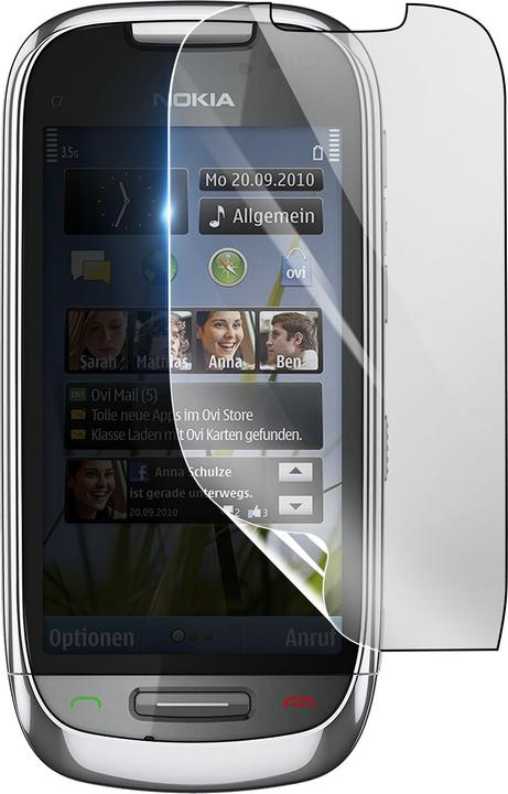 Actual product image 3MK Hydrogel screen protector for Nokia C7 (1 Piece, Nokia 7)