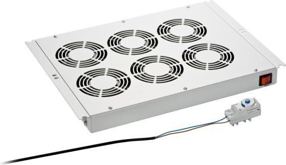 Produktbild EFB Elektronik EFB-Elektronik - Rack-Lüftereinsatz (230 V) mit Thermostat (6 Lüfter)