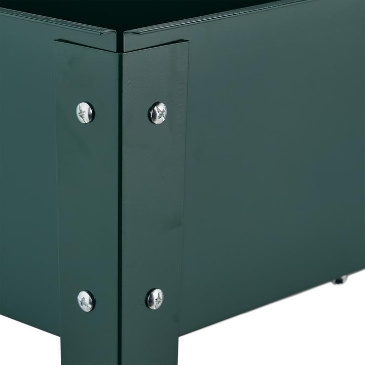 Actual product image Relaxdays Grünes Hochbeet aus Metall