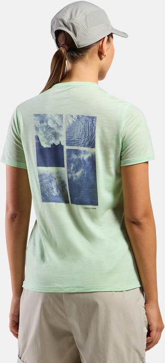 Actual product image Odlo Women's X Pow Merino Tencel T-Shirt Crew Neck S/S (S)
