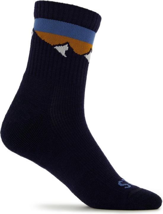 Stoic Merino Quarter Tech Rib Mountains Socks