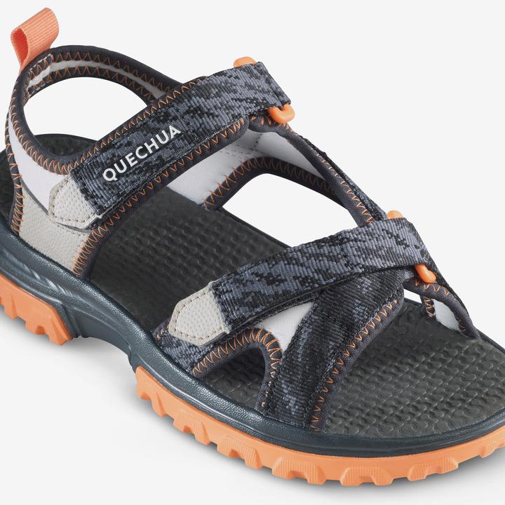 Produktbild Quechua Sandalen Kinder Wandern - NH500 grau/schwarz (28.5)
