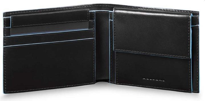Immagine prodotto Piquadro Blue Square - Portafoglio da uomo con scomparto per monete e carte di credito