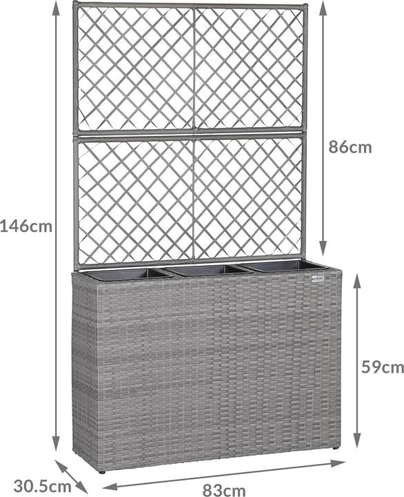 Actual product image Casaria Flower box (30.50 cm)