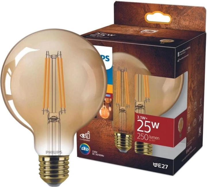 Produktbild Philips Amber (E27, 3.10 W, 250 lm, 1 x, F)