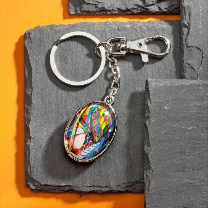 Actual product image hobbytime Keychain with carabiner