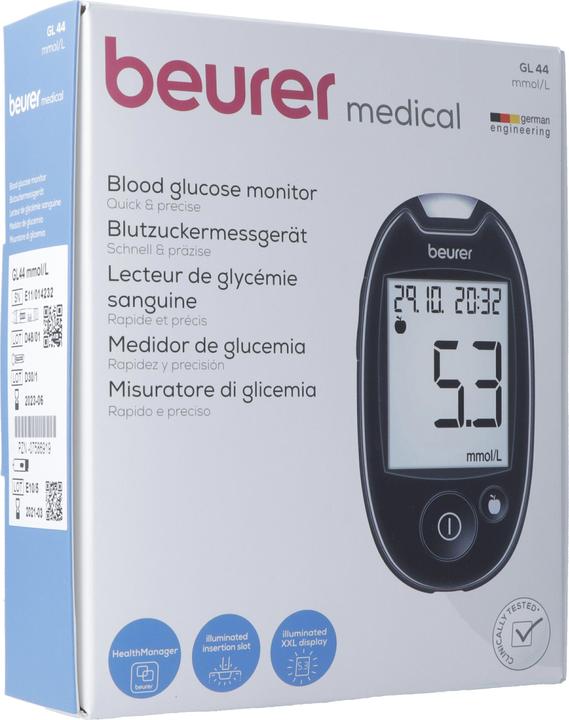 Image du produit Beurer Gl44 (Glucomètre)