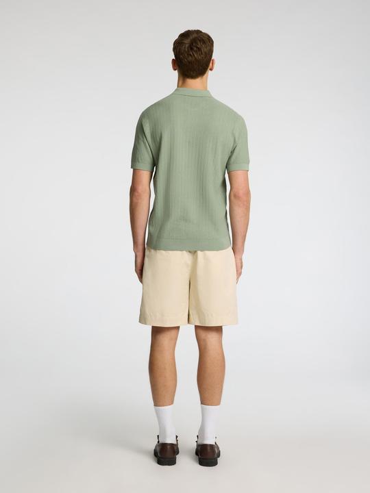 Actual product image Selected Homme Slhcran Ss Knit Structure Half Zip Polo (XXL)