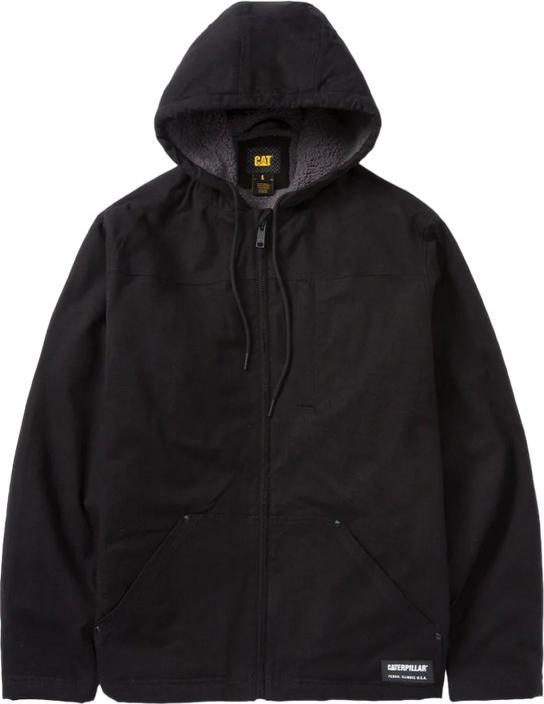 Actual product image Cat Mens Sherpa Lined Hooded Jacket (L)