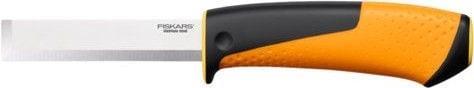 Actual product image Fiskars Carpenter's knife including holster with integrated knife sharpener, total length: 22.4 cm, S (27.80 cm)