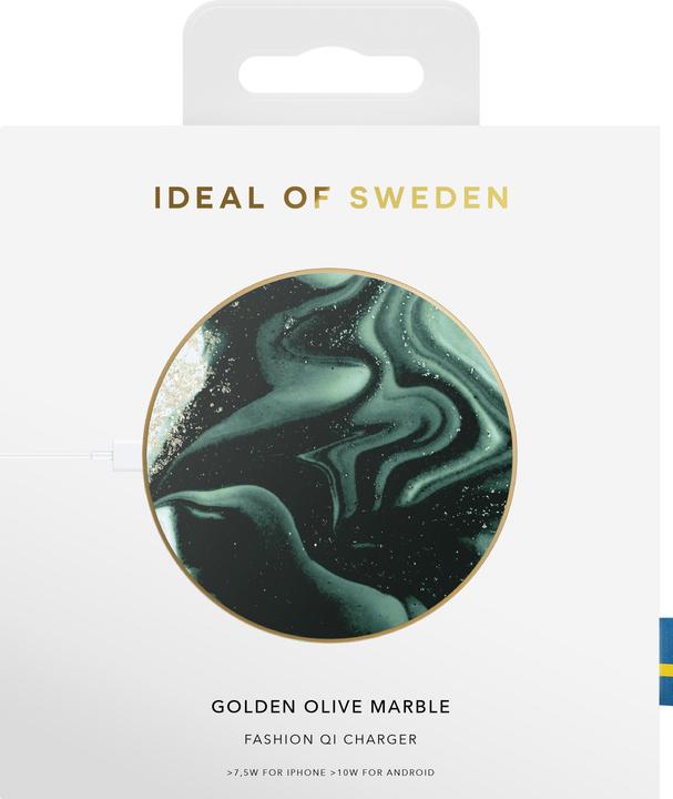 Produktbild iDeal Of Sweden Universal-Charger Golden Olive Marble (10 W)