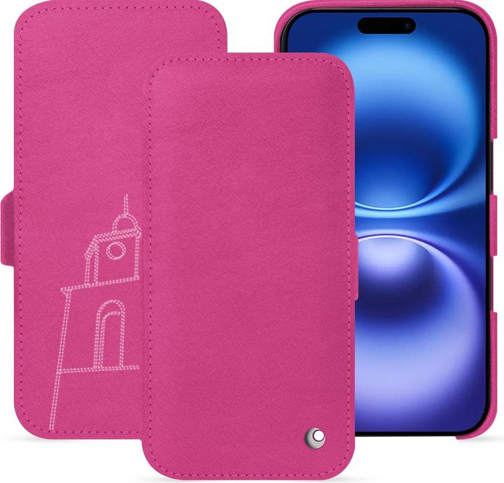 Actual product image Noreve Horizontal leather flap shell (Apple iPhone 16)