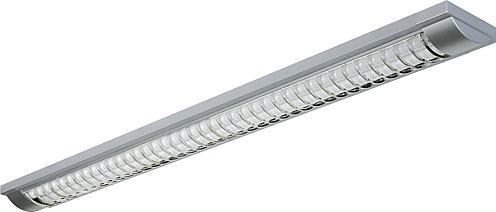 IBV silver LED ceiling light Office series 4000K 2x18W (3600 lm)