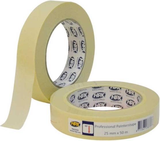 Image du produit HPX Masking tape 60°C - crème 25mm x 50m (25 mm)