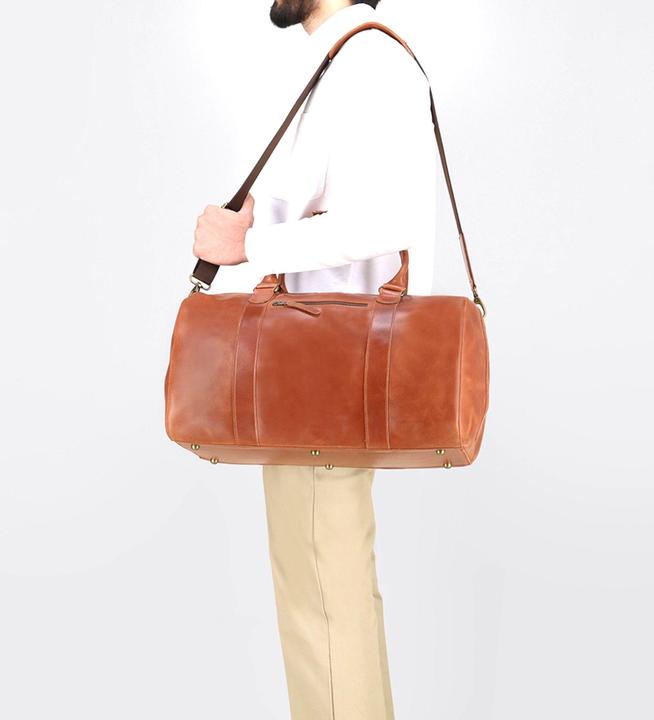 Actual product image Buckle & Seam Weekender Willow Cognac/Dots (37 l)