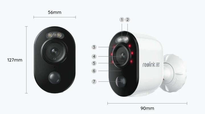 Actual product image Reolink Argus Series B350-4K 8MP (3840 x 2160 pixels)