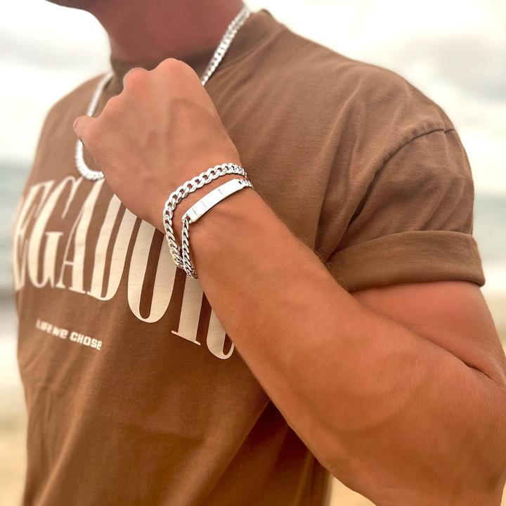 Image du produit Candy Bracelet blindé Hemera 7.7 mm, argent sterling 925 (21 cm, Argent sterling 925)
