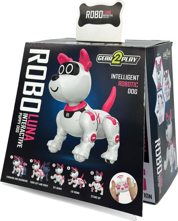 Actual product image Gear2play Robo Luna interactive puppy