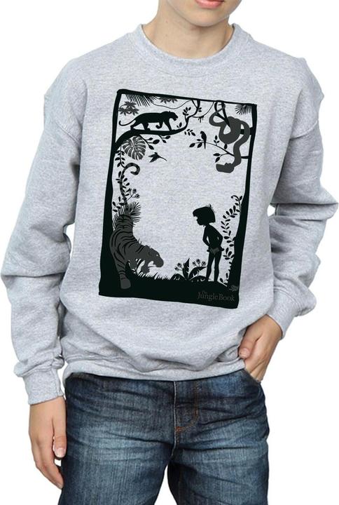 Immagine prodotto Disney The Jungle Book Silhouette Poster Felpa Ragazzi (116)