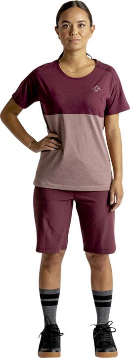 Actual product image iXS Ladies FlowTech Tee Mountain taupe-raisin 34 (34)