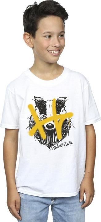 Image du produit - T-shirt HUFFLEPUFF POP SPRAY - Garçon (140, 146)