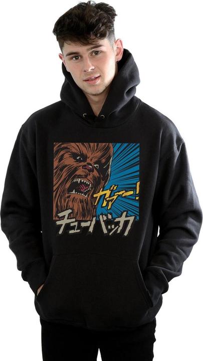 Actual product image Star Wars Mens Chewbacca Roar Pop Art Hoodie (M)