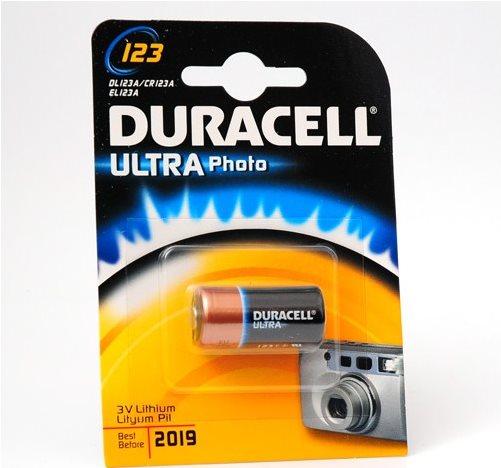 Immagine prodotto Duracell Ultra Foto (1 pz., CR123A, 1400 mAh)
