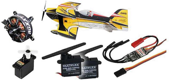 Produktbild Multiplex Challenger Indoor Edition 850 mm High Performance Set (Motorflugzeug)